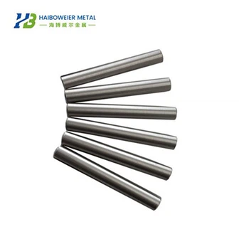 Barra in titanio per uso medico