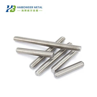 Vite filettata in titanio