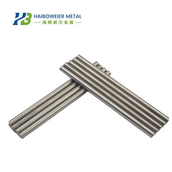 Asta in titanio anticorrosione e resistente all'usura